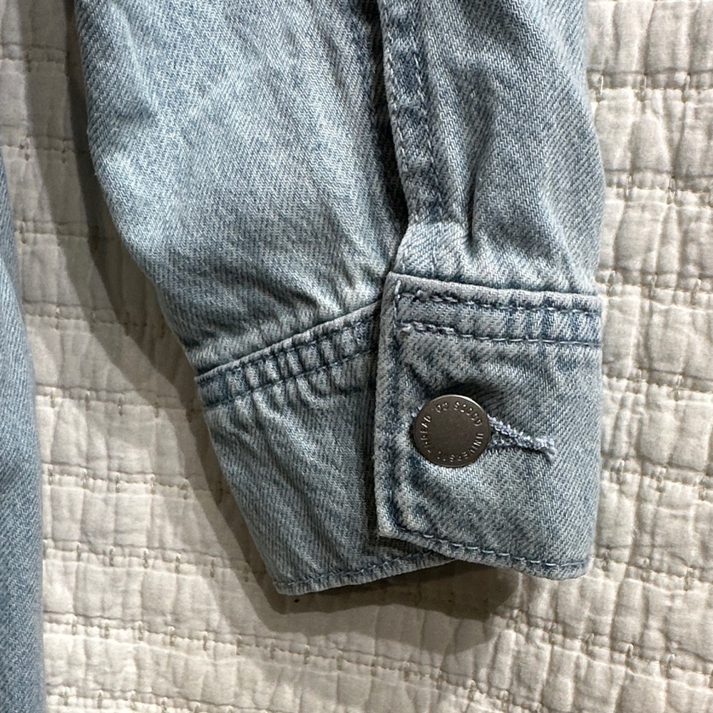 Universal Thread Soft Light Blue Denim Jumpsuit N… - image 5